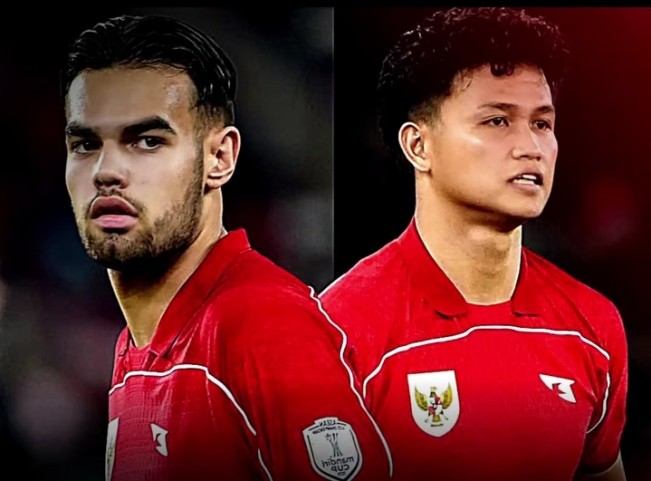 Dua penyerang andalan Timnas Indonesia U-23 Hokky Caraka dan Raven. [Instagram]